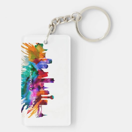 Knoxville Skyline Schlüsselanhänger (Rückseite)