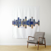 Knoxville Skyline Wandteppich (Beispiel)