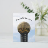 Knoxville Sunsphere Postkarte (Stehend Vorderseite)