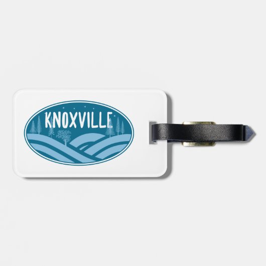 Knoxville Tennessee Außenbereich Gepäckanhänger (Rückseite horizontal)