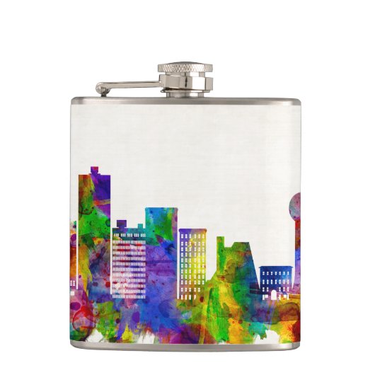 Knoxville Tennessee Flachmann (Vorderseite)