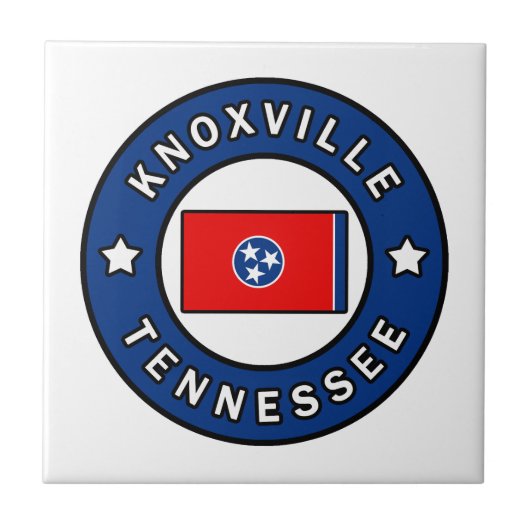 Knoxville Tennessee Fliese (Vorderseite)