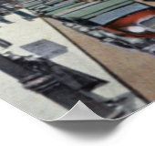 Knoxville Tennessee Gay Street Poster (Ecke)