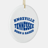 Knoxville Tennessee Geboren und erhöht Keramik Ornament (Rechts)