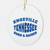 Knoxville Tennessee Geboren und erhöht Keramik Ornament (Links)