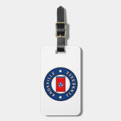 Knoxville Tennessee Gepäckanhänger (Vorderseite vertikal)