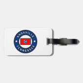 Knoxville Tennessee Gepäckanhänger (Rückseite horizontal)