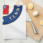 Knoxville Tennessee Geschirrtuch (Viertel Falte)