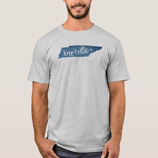 Knoxville, Tennessee, Holzkörner T-Shirt (Vorderseite)