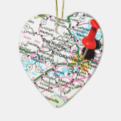 Knoxville, Tennessee Keramik Ornament (Links)