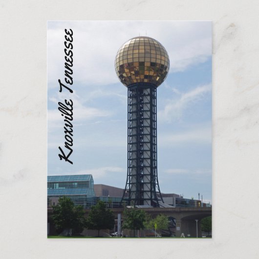 Knoxville Tennessee Postkarte (Vorderseite)