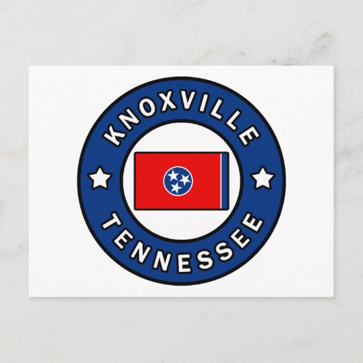 Knoxville Tennessee Postkarte (Vorderseite)