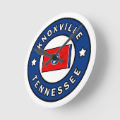 Knoxville Tennessee Runde Wanduhr (Winkel)