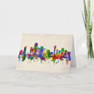 Knoxville Tennessee Skyline Feiertagskarte
