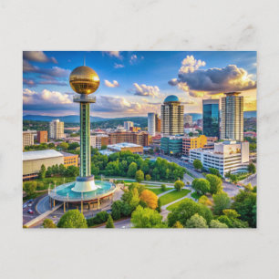 Knoxville, Tennessee, Sunsphere Postkarte
