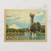Knoxville Tennessee Vintage Reise Postkarte (Vorderseite)