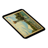 Knoxville Tennessee Vintage Travel Magnet (Rechte Seite)