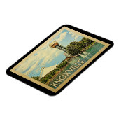 Knoxville Tennessee Vintage Travel Magnet (Linke Seite)