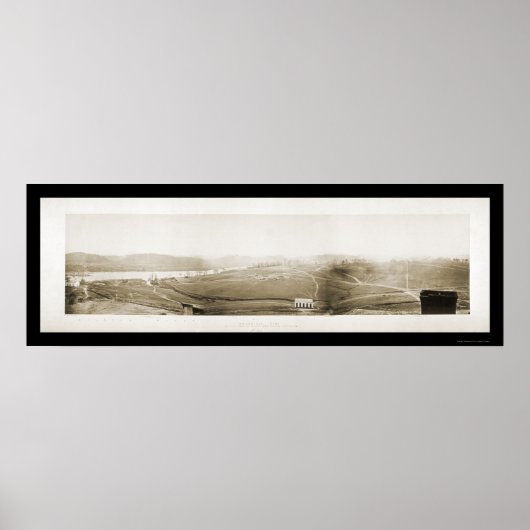 Knoxville, TN Foto 1864 Poster (Vorne)