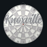 Knoxville TN Grauer und weißer bearbeitbarer Text Dartscheibe<br><div class="desc">Knoxville TN Gray and White bearbeitbarer Text Dartboard 🎯 Fügen Sie Ihren Text oder Namen durch Auswahl der Personalisierungsoption hinzu🎯</div>