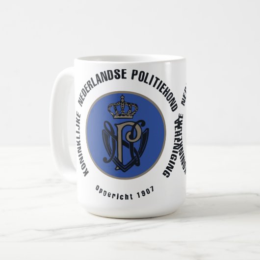 KNPV KAFFEETASSE (Vorderseite Links)