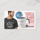 KNS Transplantationsgetriebe-Visitenkarte Visitenkarte (Rückseite)