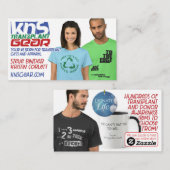 KNS Transplantationsgetriebe-Visitenkarte Visitenkarte (Vorne/Hinten)