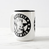 Knuckle Sandwich All Star 2 Zweifarbige Tasse (Vorderseite Links)
