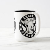 Knuckle Sandwich All Star 2 Zweifarbige Tasse (VorderseiteRechts)