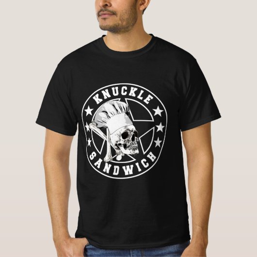Knuckle Sandwich All Star White Knockout T-Shirt (Vorderseite)