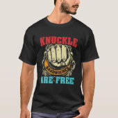 Knuckle Sandwich T Shirt Funny Fight Talk T-Shirt (Vorderseite)