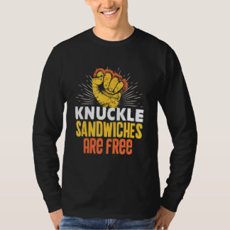 Knuckle Sandwiches sind kostenlose Hotdog Sandwich T-Shirt