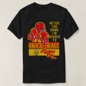 Knuckleheads Kansas City Music Retro BBQ FrontBack T-Shirt (Design vorne)