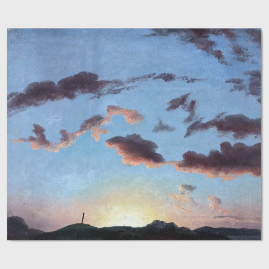 Knud Baade Cloud Study Geschenkpapier (Flach)