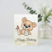 Knuddelbär Postkarte (Stehend Vorderseite)