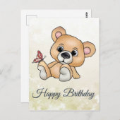 Knuddelbär Postkarte (Vorne/Hinten)