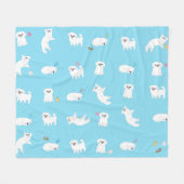 Knuddelige Pekingese Decke (Vorderseite (Horizontal))