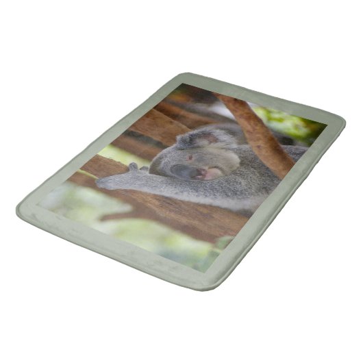 Knuddeliger Koala-Bär Badematte (Schrägansicht)
