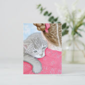 Knuddeln! Postkarte (Stehend Vorderseite)