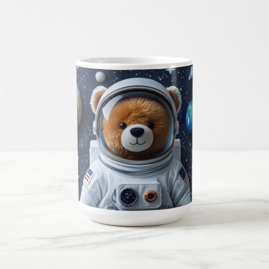 Knuddiger Astronaut-Teddy Kaffeetasse (Mittel)