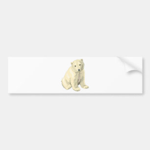 Knuddiger Eisbär Autoaufkleber