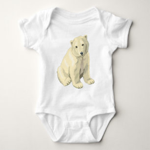 Knuddiger Eisbär Baby Strampler