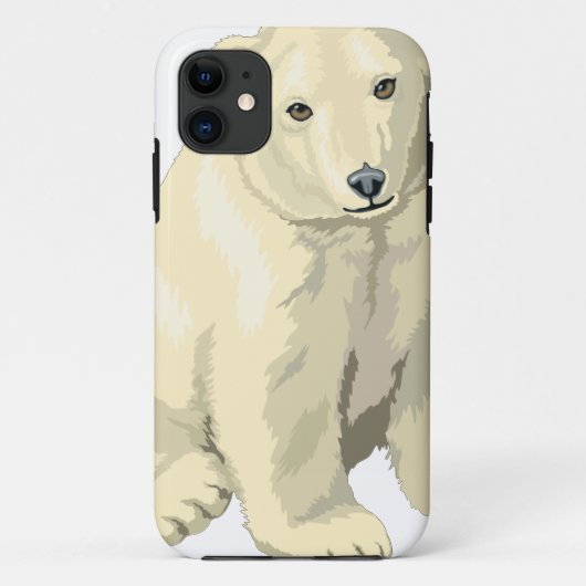 Knuddiger Eisbär Case-Mate iPhone Hülle (Rückseite)