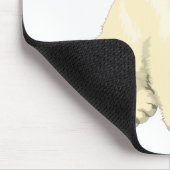 Knuddiger Eisbär Mousepad (Ecke)
