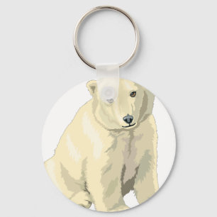 Knuddiger Eisbär Schlüsselanhänger