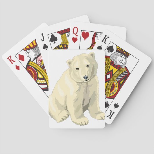 Knuddiger Eisbär Spielkarten (Rückseite)
