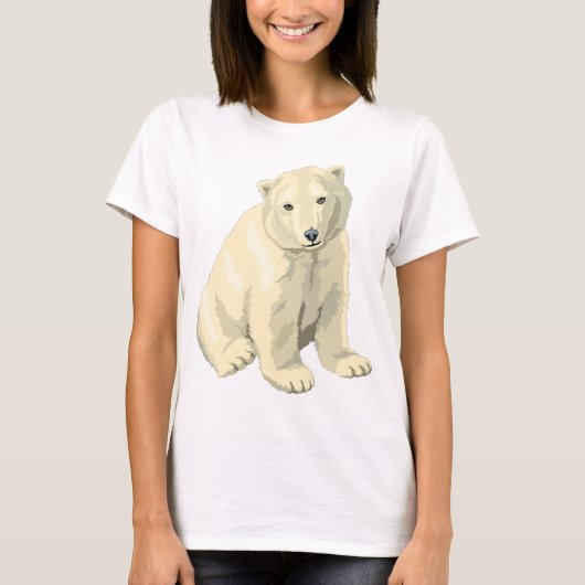 Knuddiger Eisbär T-Shirt (Vorderseite)