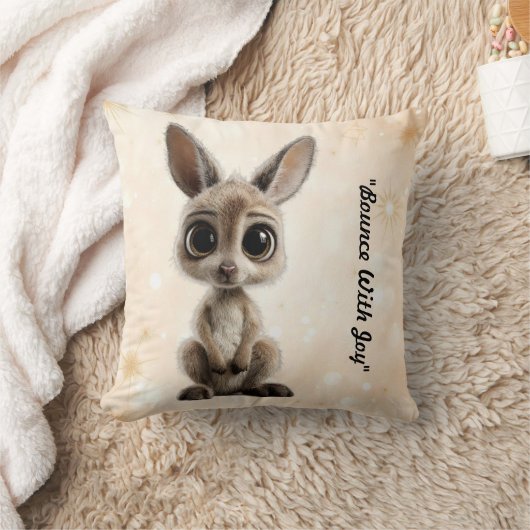 "Knuddiger Kanga-Schatz" Kissen (Decke)