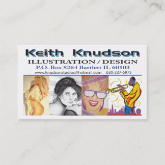 Knudson-Geschäft-Karte Visitenkarte