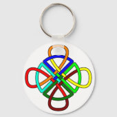 Knüpfarbeit Cross Schlüsselanhänger (Vorderseite)